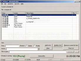 WShed - Winamp Scheduler