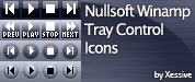 XSV Tray Control Icons - Custom icons for the Nullsoft Tray Control plugin.
