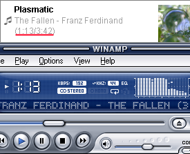Plasmasoft GTime - GTime displays your elapsed time and track length of the currently playing song in Google Talk.