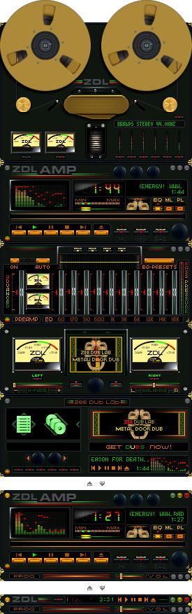 ZDL Reel-To-Reel Analog Tape Machine - Original ZDL-AMP Reel-To-Reel Machine updated for winamp-5.23