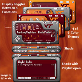 Virginia Tech Modern Skin - Virginia Tech Skin, Go Hokies!!!