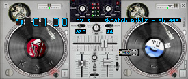 White Technics SL-1200 Turntables+Mixer - For the turntables/DJ enthusiasts.