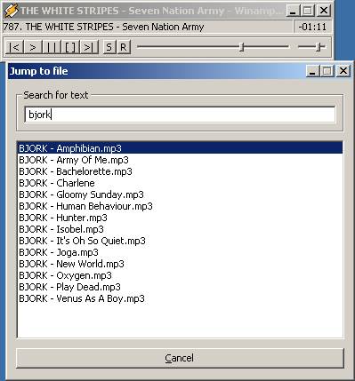 WinampRC Extended 07b - Control Winamp from a network.