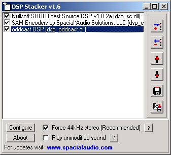 Multiple-DSP Stacker - Featured Plugin, February 13, 2003.