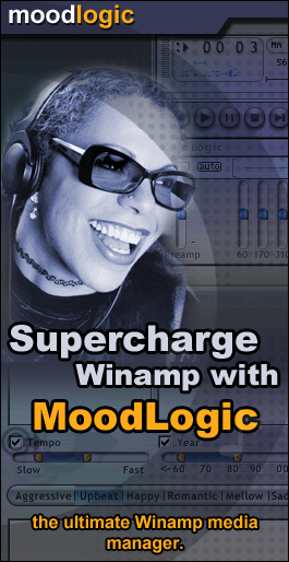 MoodLogic for Winamp 2 - Featured Plugin, April 24, 2003.