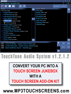 TouchTone Audio System - New version 1.2.1.2 w/ added features! Full-Screen Jukebox Interface