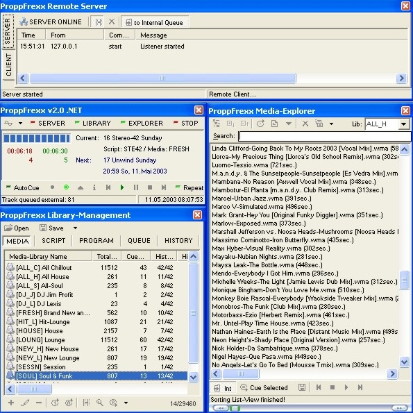 ProppFrexx_2_0_NET - Broadcast Automation and Scheduling for Internet Radio