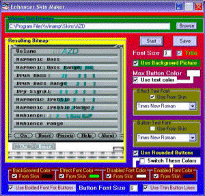 Enhancer Skin MAker - Can "convert" winamp skins to enhancer skins