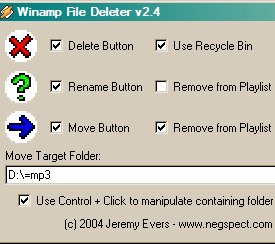 File Deleter v2 - Move or Delete current file from the system tray