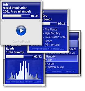 ControlFreak v1-1 - Winamp remote control for your Series 60 smart phone