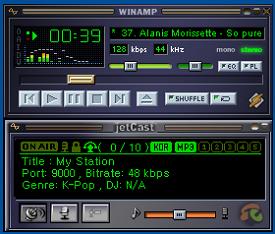 jetCast DSP plugin for Winamp V2 - Ultimate broadcasting server plugin for Winamp - MP3/Ogg/WMA support,SHOUTCast full support