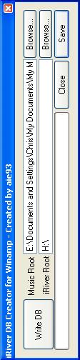 iRiver iHP-100 DB Creator - Creates a iDB for your iHP-100 Series MP3 player from your Winamp Playlist
