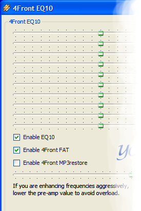 4Front EQ10 Winamp5 version - EQ10 is back