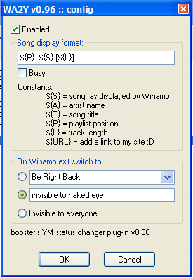 WA2Y - another YM status changer plug-in