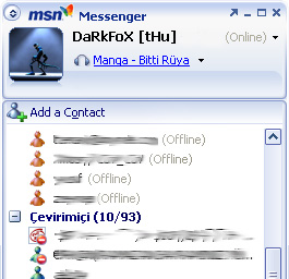 My IM plugin for msn now playing - This plugin coded for supporting turkish characters in msn now playing