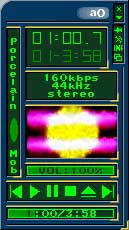 aO User Interface for Winamp - An experimental user interface for Winamp. v0.61 (Anniversary edition) with Visualization