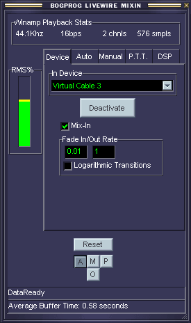 BogProg LiveWire 1.9 - Automatic/manual/P.T.T. mix in.
