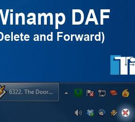 winamp delete a música atual