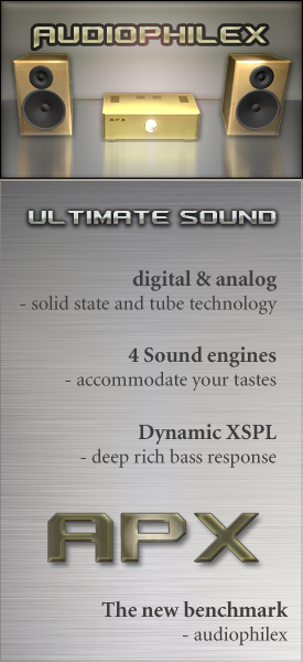 APX - ultimate audio enhancer - Audiophilex the new benchmark in PC Audio playback quality