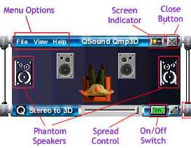 QSound Qmp3D - Qmp3D - Improve your Winamp Audio