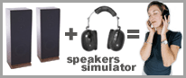 Speakers Simulator - Loudspeakers soundfield simulator for headphones.