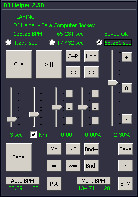 DJ Helper version 2 51 - Makes WinAmp a pro DJ machine