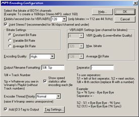 MP3 Output Plugin - Rip CDs to MP3 directly with Winamp!