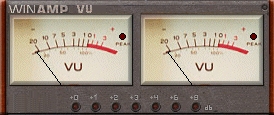 Stereo Analog VU Meter - RMS - Version 1.51 - Now with option to make your own BMP panel and style!