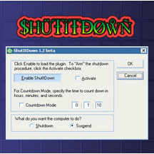 ShutItDown - A Sleep Timer for Winamp