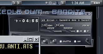 Winamp now playing