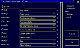 Center of management Winamp - Center of management Winamp