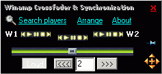 Winamp Crossfader and Synchronization - Crossfade and Synchronize two Winamps