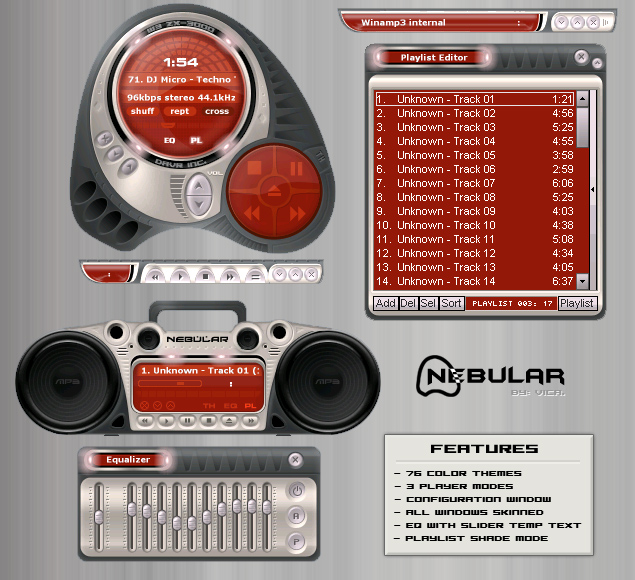 Nebular - Featured Skin, February 20, 2003.