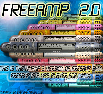 Official_FreeAmp_Skin - Featured Skin, March 6, 2003.