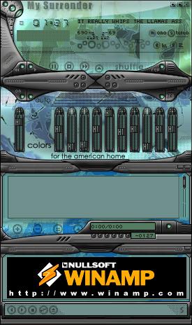 Colors 4TAH - Official My Surrender winamp 2.9 skin