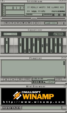 Trilithium - my 2nd winamp skin