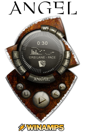 Official Angel Series Winamp5 Skin - A centuries-old vampire cursed with a conscience...