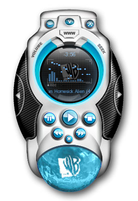 The WB Winamp 5 Skin - Keep up with what's happening on your favorite network!