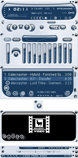 Plastyk - If you only download one blue winamp skin called "Plastyk" this year, then download this one.