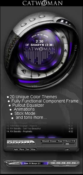 Catwoman Winamp5 Skin - Catwoman Winamp5 Skin
