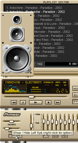 Скины для winamp в виде автомагнитолы pioneer