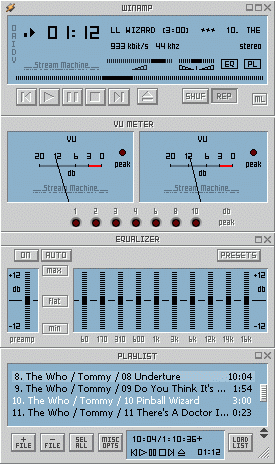 Stream Machine 1b - Version 1b: VU Meter support added.