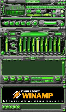 ALIENgine v5 - Alien glow,cool buttons and sliders...you might end up playing with it TOO MUCH!