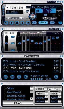 winamp pioneer skin