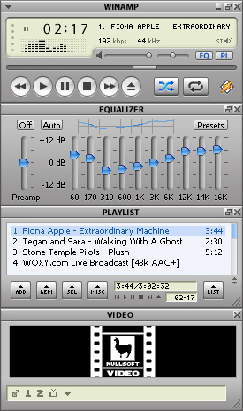 iTunes 6 Winamp - A crisp, clear skin that emulates the appearance of iTunes 6 for Windows.