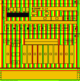 Red Green and Yellow - This is my first winamp skin