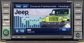 Jeep Wrangler Winamp5 Skin - Based off the Jeep MyGig Stereo.