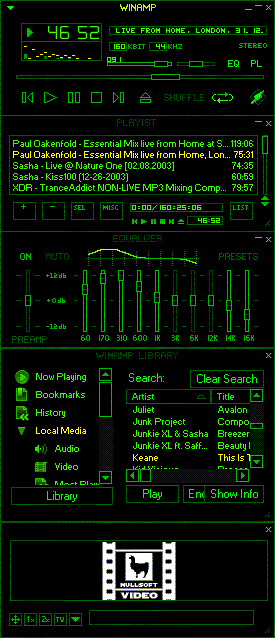 Dark Green Evo 10 - Dark but easy to use skin.