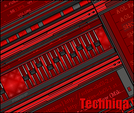 Techniqa - red, minimal