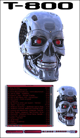 winamp skins skull